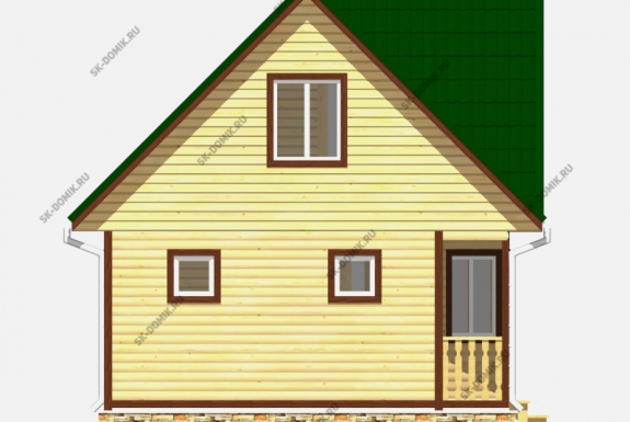 Строительство дома из бруса под ключ недорого