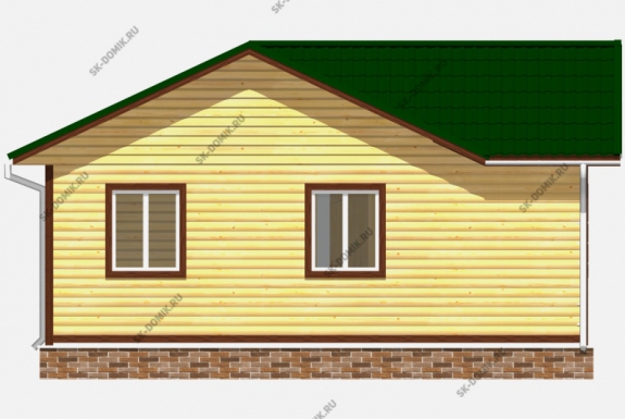 Строительство дома из бруса под ключ по низкой цене