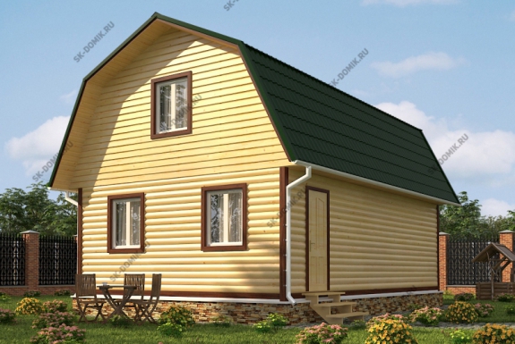 Строительство деревянного брусового дома заказать