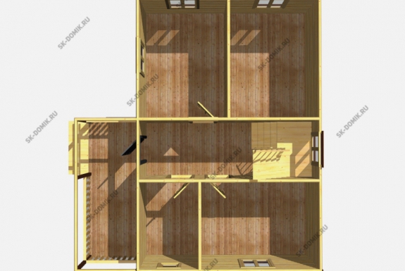 Строительство двухэтажного каркасного дома под ключ в СПБ